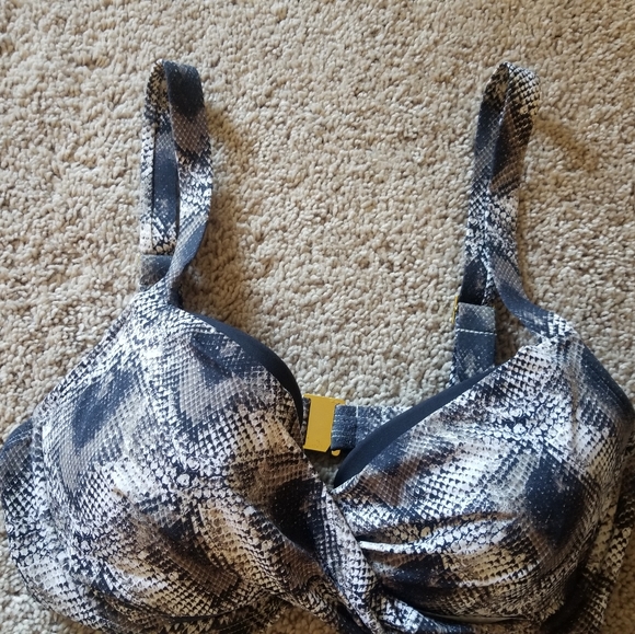 Bleu Rod Beattie Snakeskin print Bikini - Picture 2 of 5